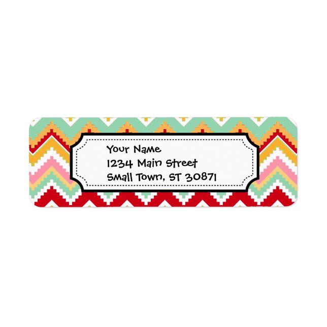 Aztec Andes Tribal Mountains Zickzack Fiesta ZigZa (Vorne)