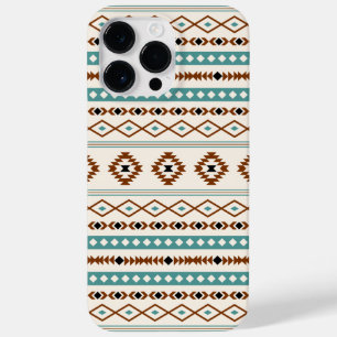 Aztec Aquamarin Terracotta Schwarzes Creme Mixed M Case-Mate iPhone 14 Pro Max Hülle