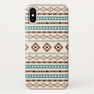 Aztec Aquamarin Terracotta Schwarzes Creme Mixed M Case-Mate iPhone Hülle