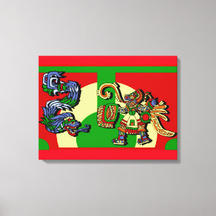 Aztec Artistic Design Leinwanddruck