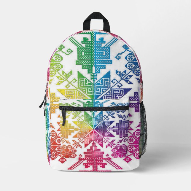 Aztec Bedruckter Rucksack (Vorderseite)