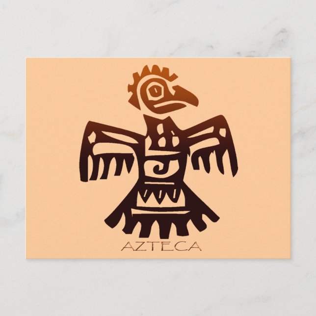 AZTEC ~ Bird Spirit Postcard Postkarte (Vorderseite)