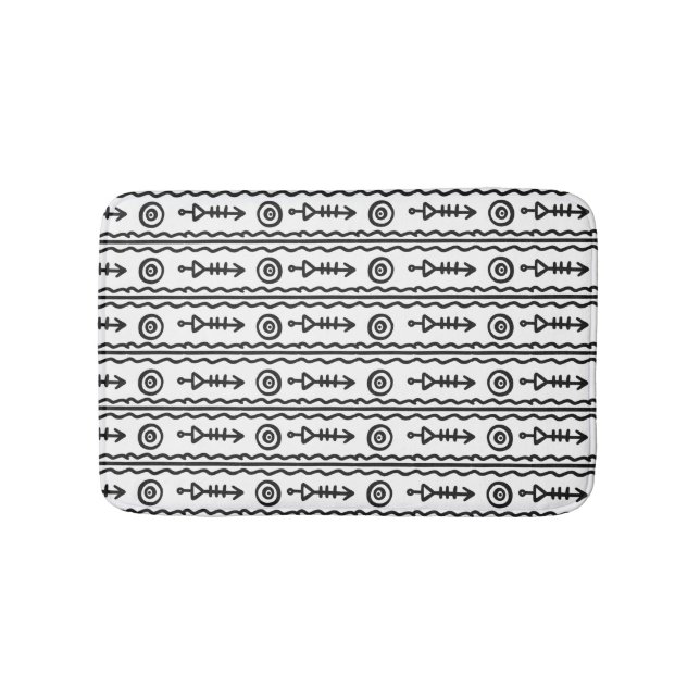 Aztec Boho Badematte (Vorderseite)