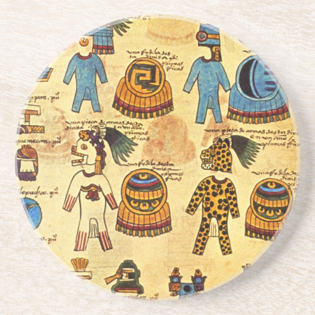 Aztec Cloaks Getränkeuntersetzer (Vorne)