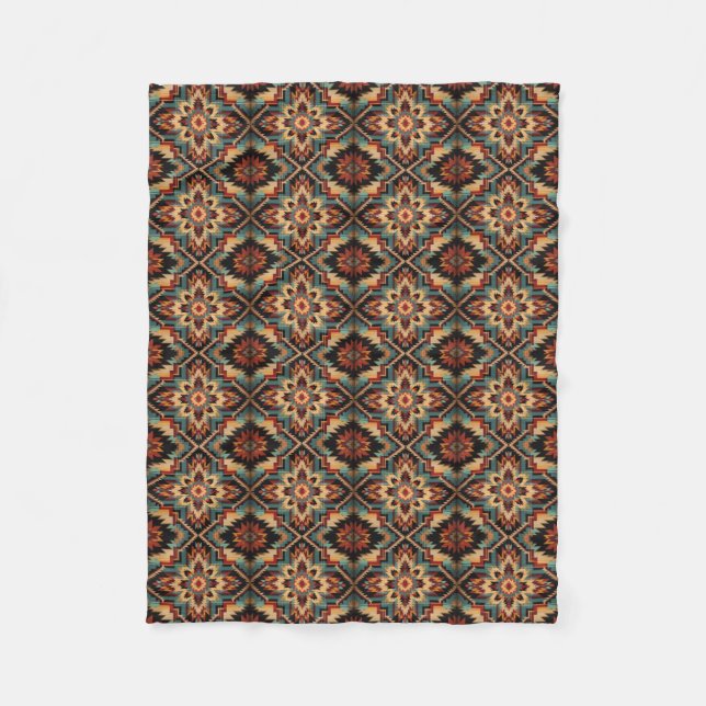 Aztec Design Fleece Blanket (Vorderseite)
