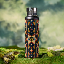 Aztec Design Water Flasche