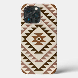 Aztec-Diamant-Muster-Design Braun+Creme Case-Mate iPhone Hülle