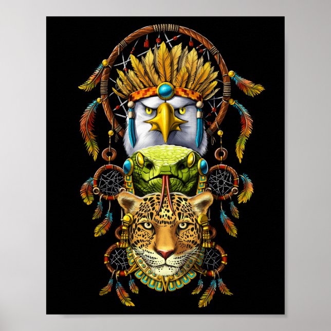 Aztec Dreamcatcher Poster (Vorne)