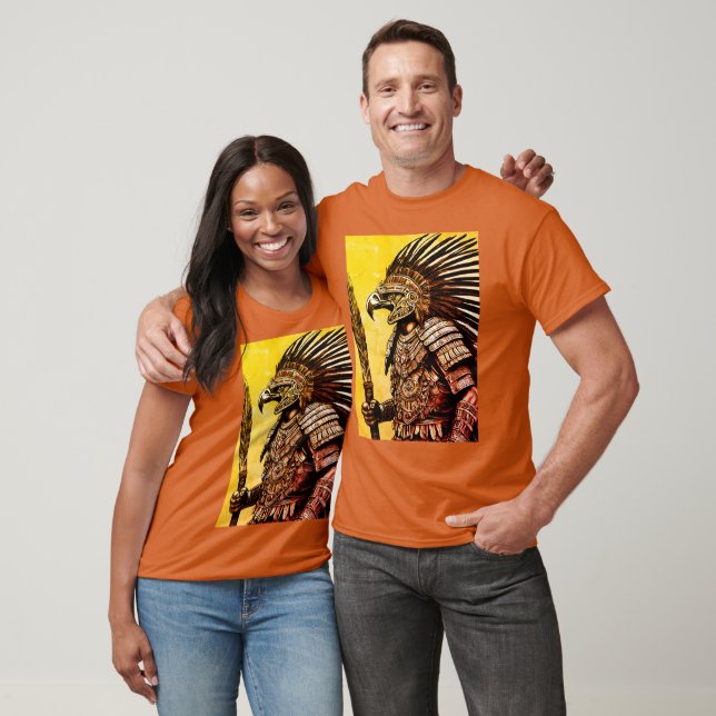Aztec Eagle Warrior T - Shirt - Intricate Tattoo (Unisex)