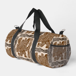 Aztec Eagle Warrior Tribal Alte Kunst Duffle Bag