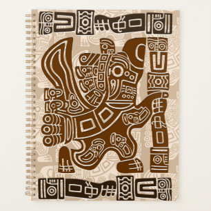 Aztec Eagle Warrior Tribal Alte Kunst Planer