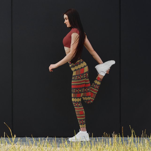 Aztec-Elemente Capri Leggings (Von Creator hochgeladen)