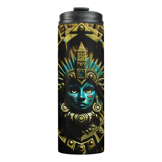 Aztec-Entwurfsmuster Zwei Thermosbecher (Vorderseite)