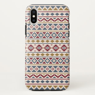 Aztec Essence II Ptn Red Blue Gold Creme Case-Mate iPhone Hülle