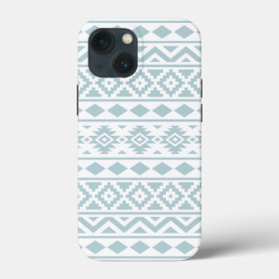 Aztec Essence Ptn III Duck Egg Blue auf Weiß Case-Mate iPhone Hülle