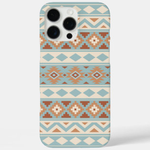 Aztec Essence Ptn IIIb Blue Cream Terracottas iPhone 16 Pro Max Hülle