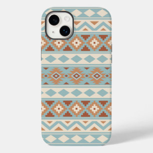 Aztec Essence Ptn IIIb Blue Cream Terracottas Case-Mate iPhone 14 Plus Hülle