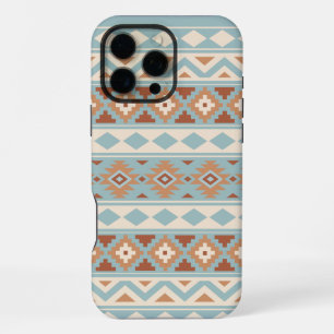 Aztec Essence Ptn IIIb Blue Cream Terracottas iPhone 16 Pro Max Hülle