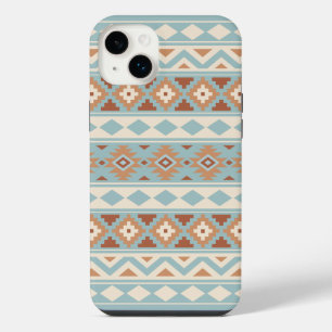 Aztec Essence Ptn IIIb Blue Cream Terracottas iPhone 14 Plus Hülle