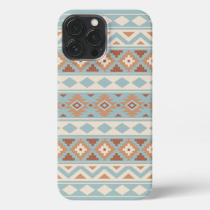 Aztec Essence Ptn IIIb Blue Cream Terracottas iPhone 13 Pro Max Hülle