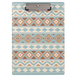 Aztec Essence Ptn IIIb Blue Cream Terracottas Klemmbrett