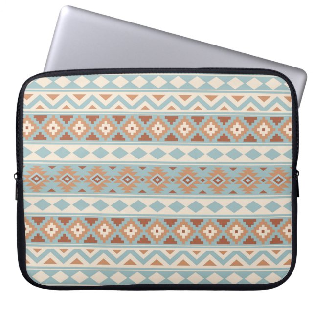 Aztec Essence Ptn IIIb Blue Cream Terracottas Laptopschutzhülle (Vorderseite)