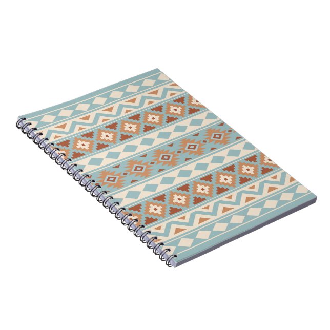 Aztec Essence Ptn IIIb Blue Cream Terracottas Notizblock (Rechte Seite)