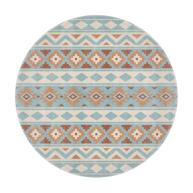 Aztec Essence Ptn IIIb Blue Cream Terracottas Schneidebrett (Vorderseite)