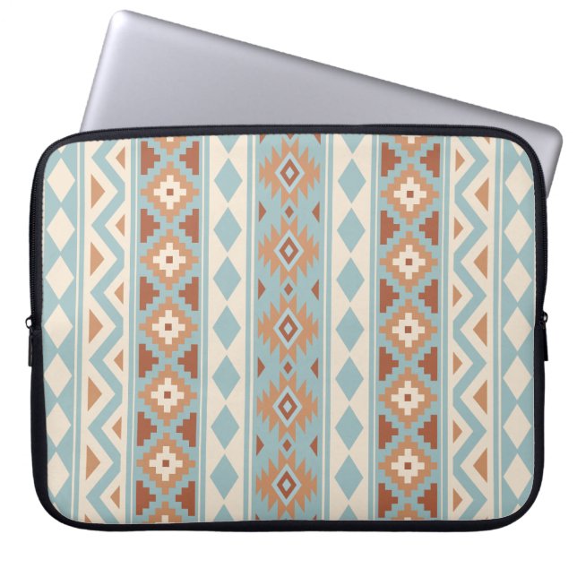 Aztec Essence V Ptn IIIb Blue Cream Terracottas Laptopschutzhülle (Vorderseite)