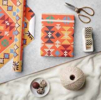 Aztec Ethnic Pattern Geschenkpapier