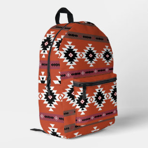 Aztec farbiges geometrisches Muster Bedruckter Rucksack