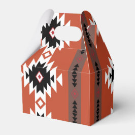 Aztec farbiges geometrisches Muster Geschenkschachtel