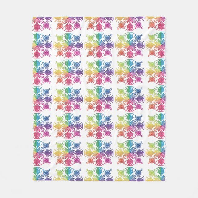 Aztec Fleecedecke (Vorderseite)