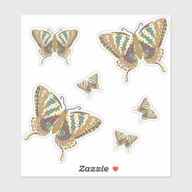 Aztec Frack Contour Sticker (Blatt)