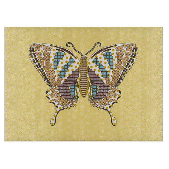 Aztec Frack Glass Cutting Board Schneidebrett (Vorderseite)