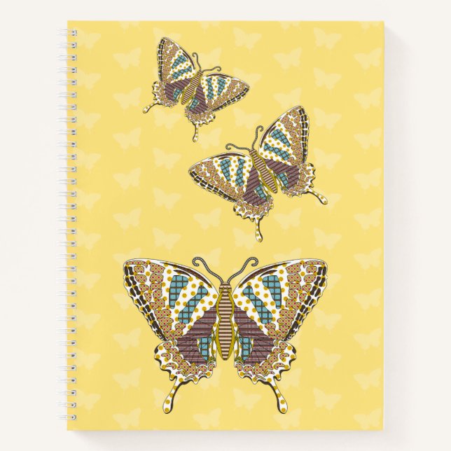Aztec Frack Spiral Notebook Notizbuch (Vorderseite)