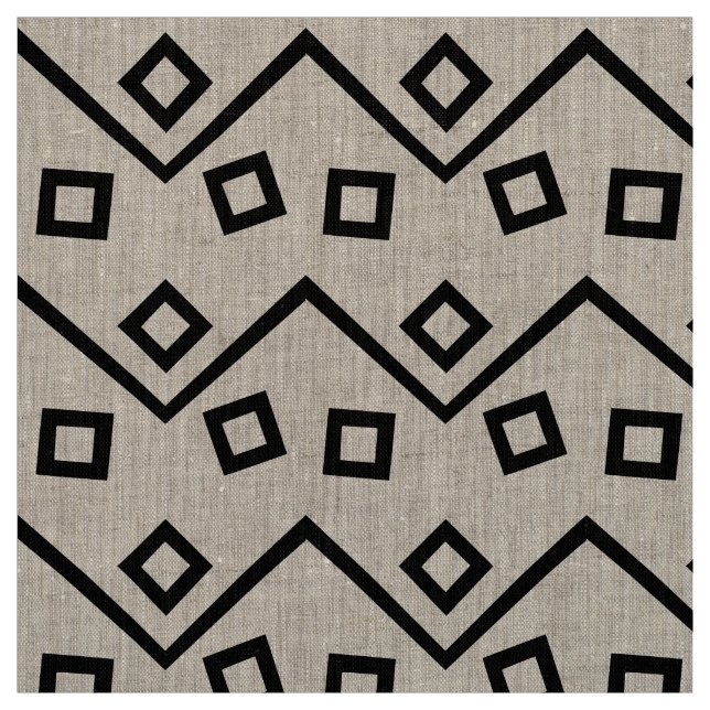 Aztec Geometric Abstraktes Muster Stoff (Muster)