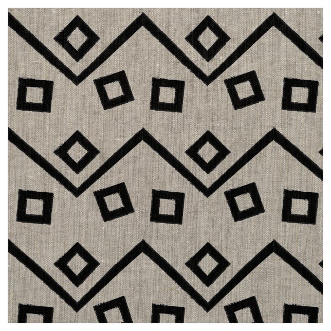 Aztec Geometric Abstraktes Muster Stoff (Muster)