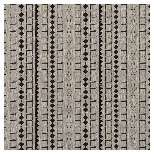 Aztec Geometric Abstraktes Muster Stoff (Muster)
