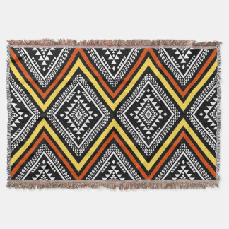 Aztec Geometric Boho Throw Blanket Decke