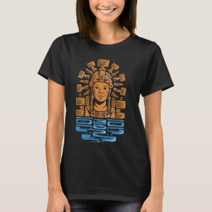 Aztec God Mythology Alte Gott Aztec Chalchiuhtli T-Shirt