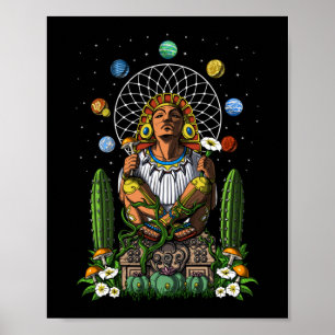 Aztec God Xochipilli Poster