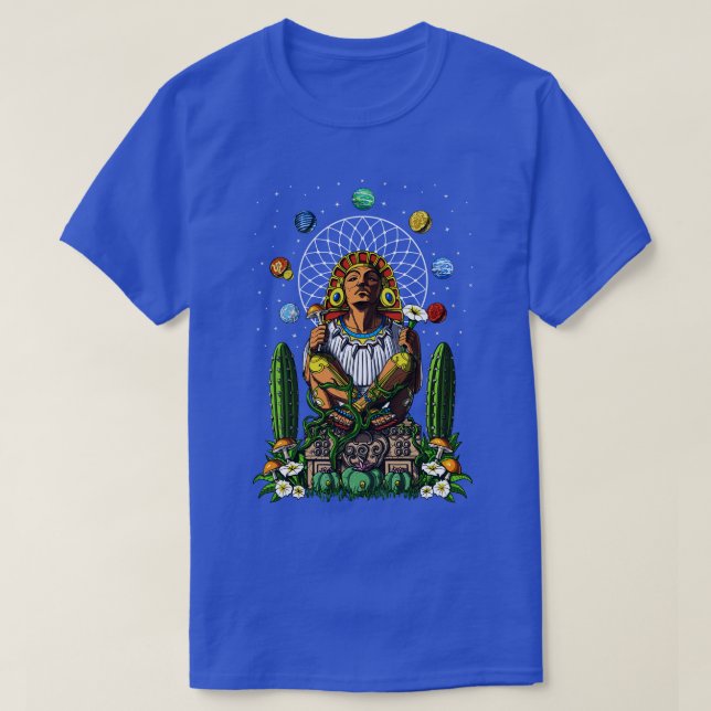 Aztec God Xochipilli T-Shirt (Design vorne)