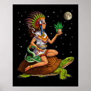 Aztec Goddess Mayahuel Poster
