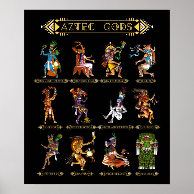 Aztec Gods Poster (Vorne)