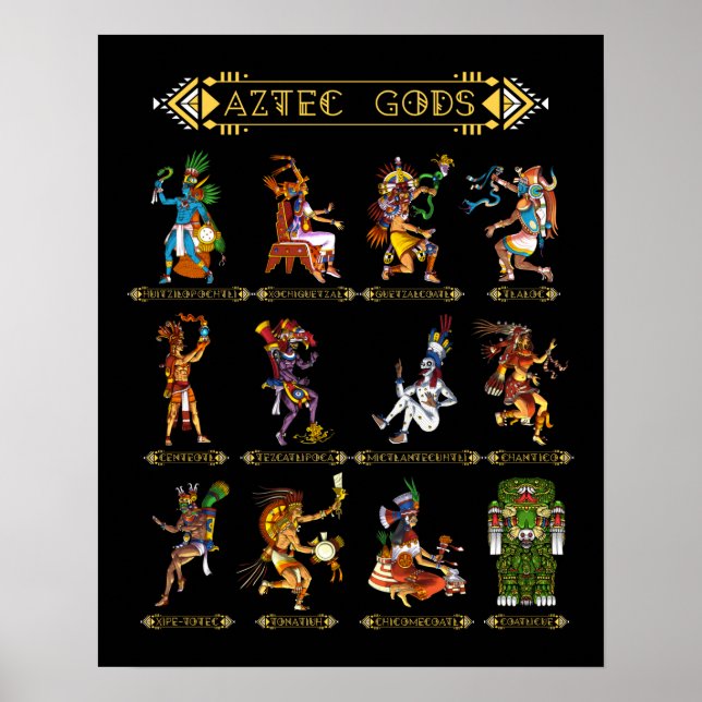 Aztec Gods Poster (Vorne)