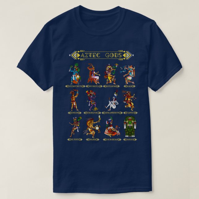 Aztec Gods T-Shirt (Design vorne)