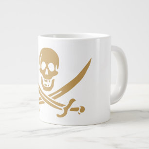 Aztec Gold Schädelsäbel-Pirat Calico Jack Jumbo-Tasse