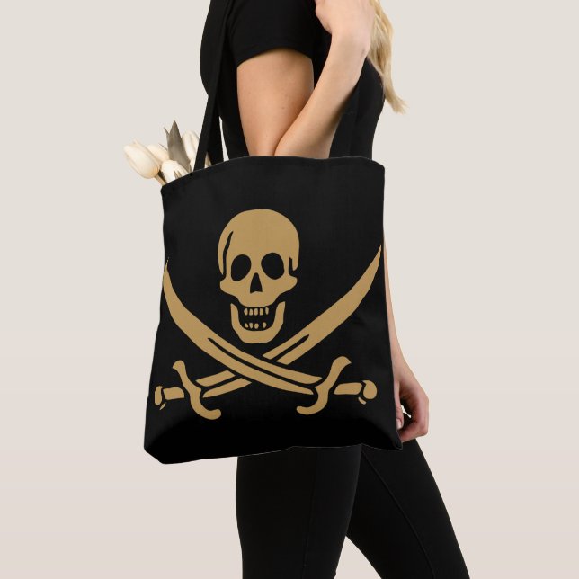 Aztec Gold Skull & Cutlass Pirate Calico Jack (Von Nahem)