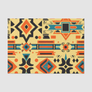 Aztec Harmony Geometric Decoupage Paper Seidenpapier